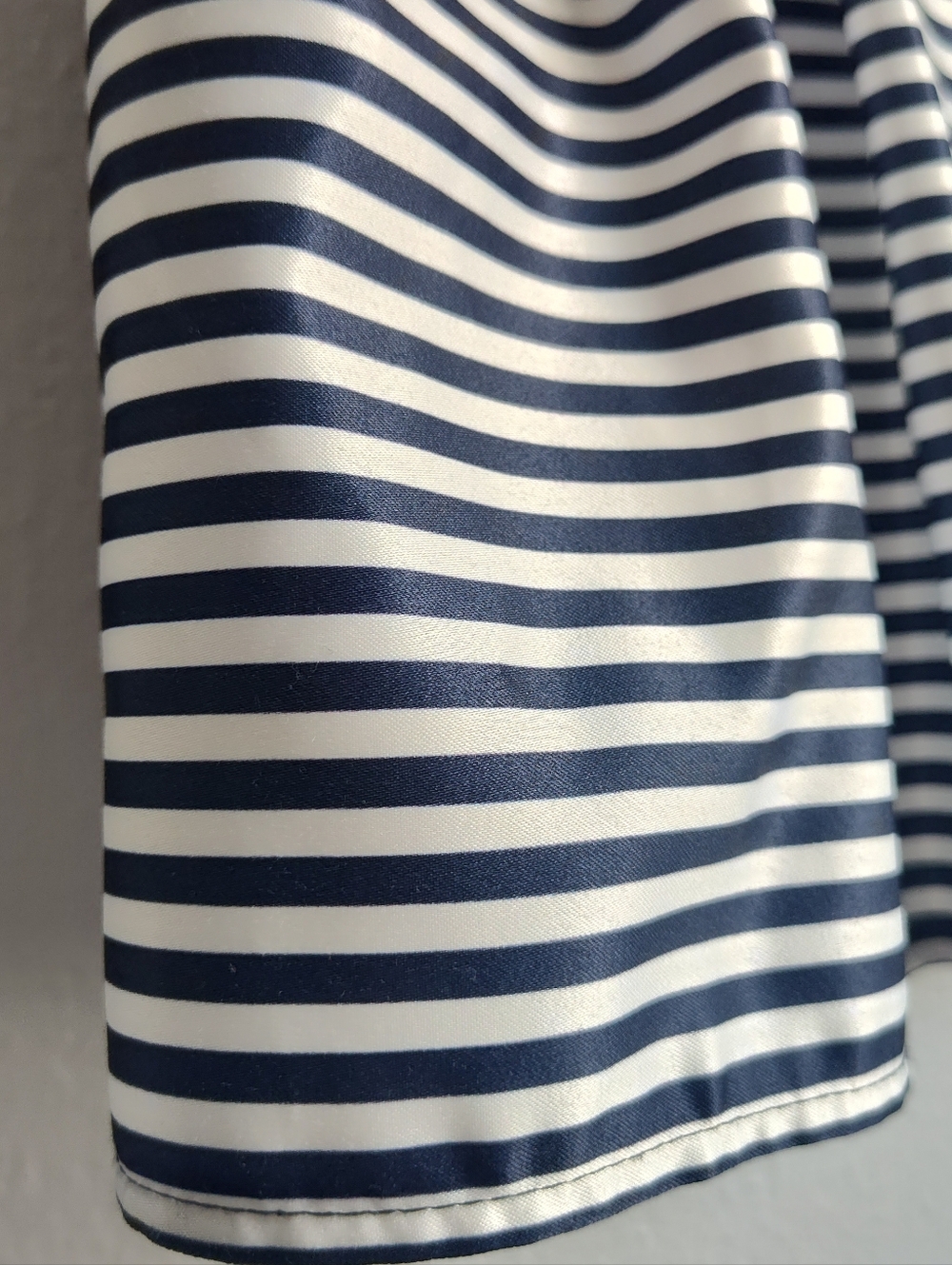 Margo blue Navy and White Striped Circle Skirt Size 36/S - Picture 8 of 12